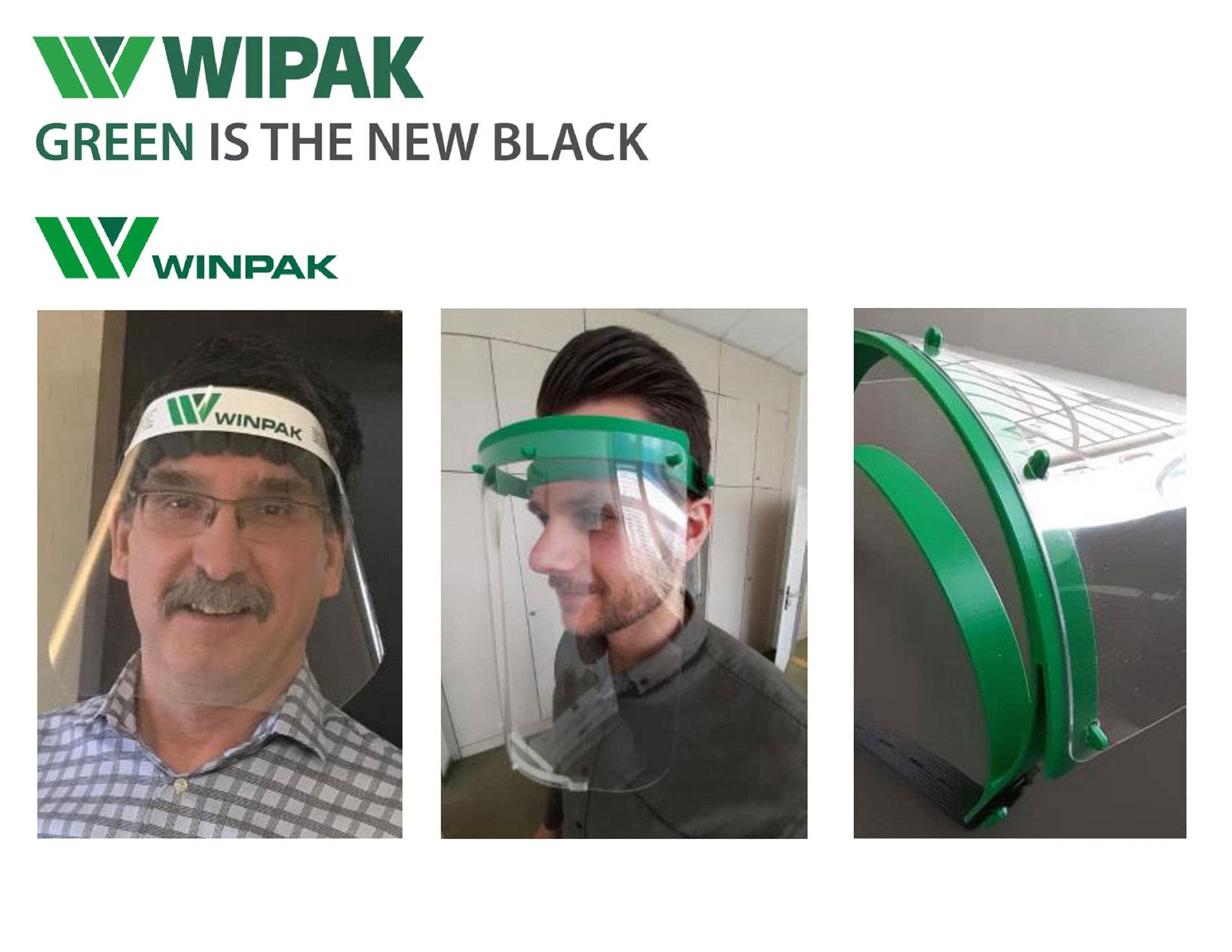 Wipak and Winpak help provide material for disposable visors Wipak