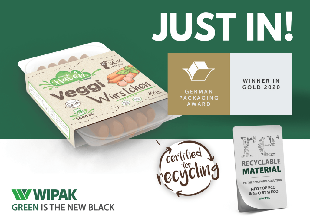 Wipak wins exclusive Gold Award in Sustainability at German Packaging Awards 2020