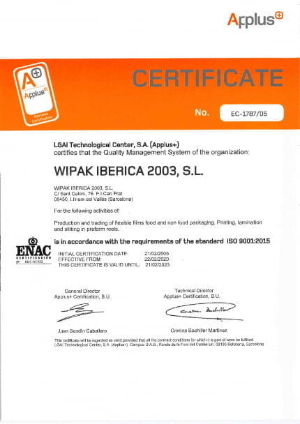 ISO 9001 – Iberica