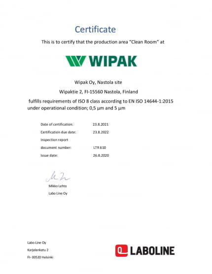 Clean Room – Nastola